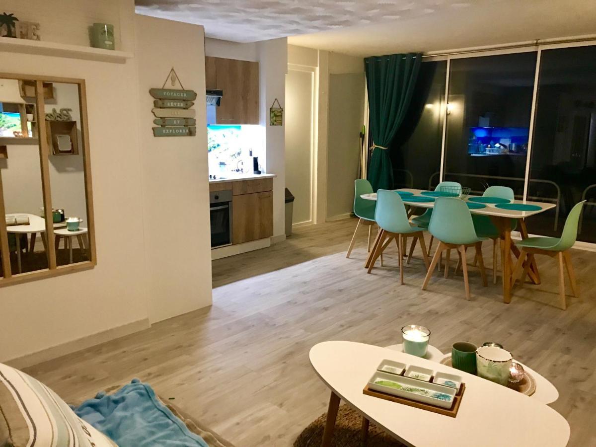 Magnifique Appartement En Front De Mer, Caneylles Roses Buitenkant foto