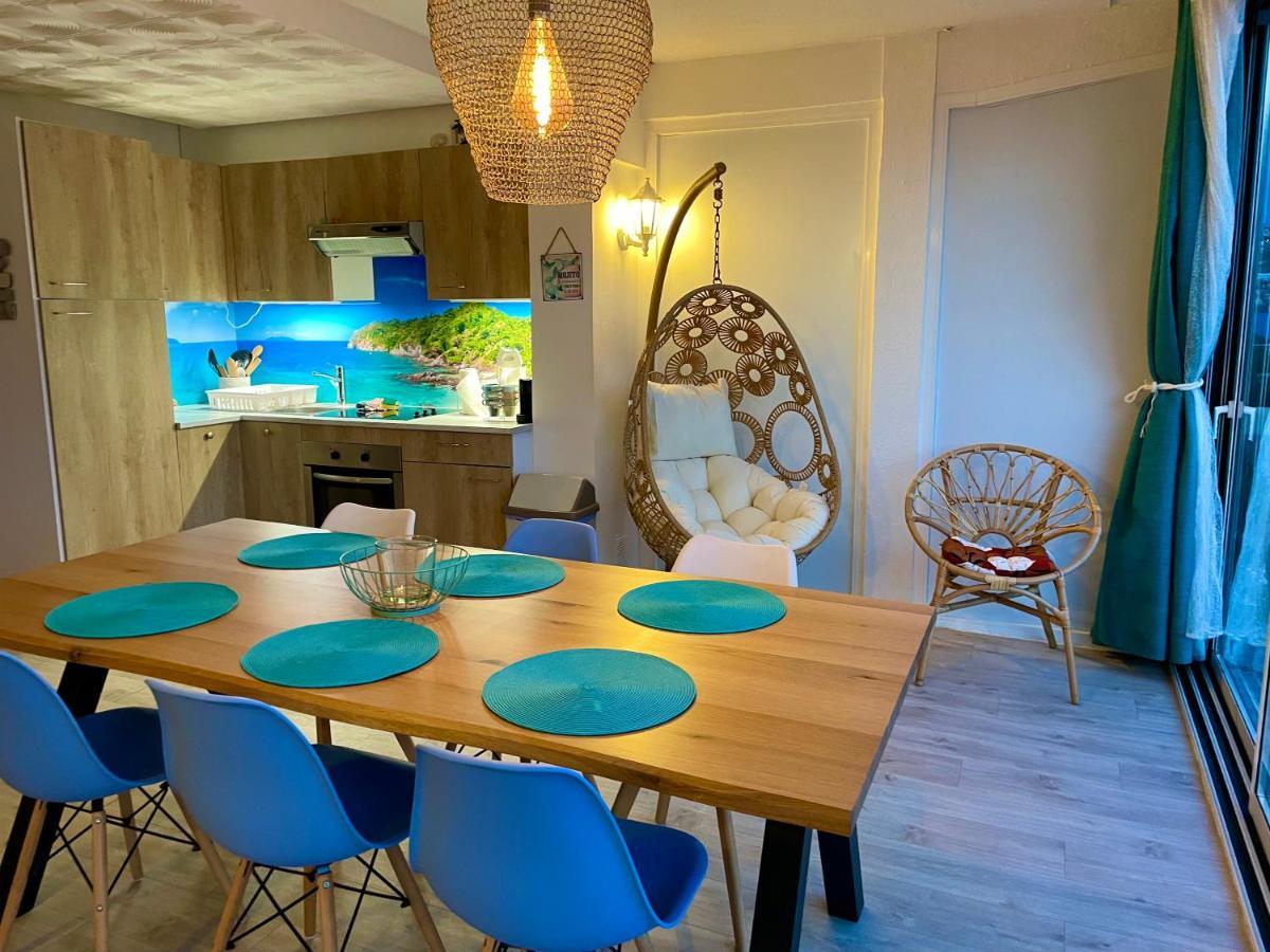 Magnifique Appartement En Front De Mer, Caneylles Roses Buitenkant foto