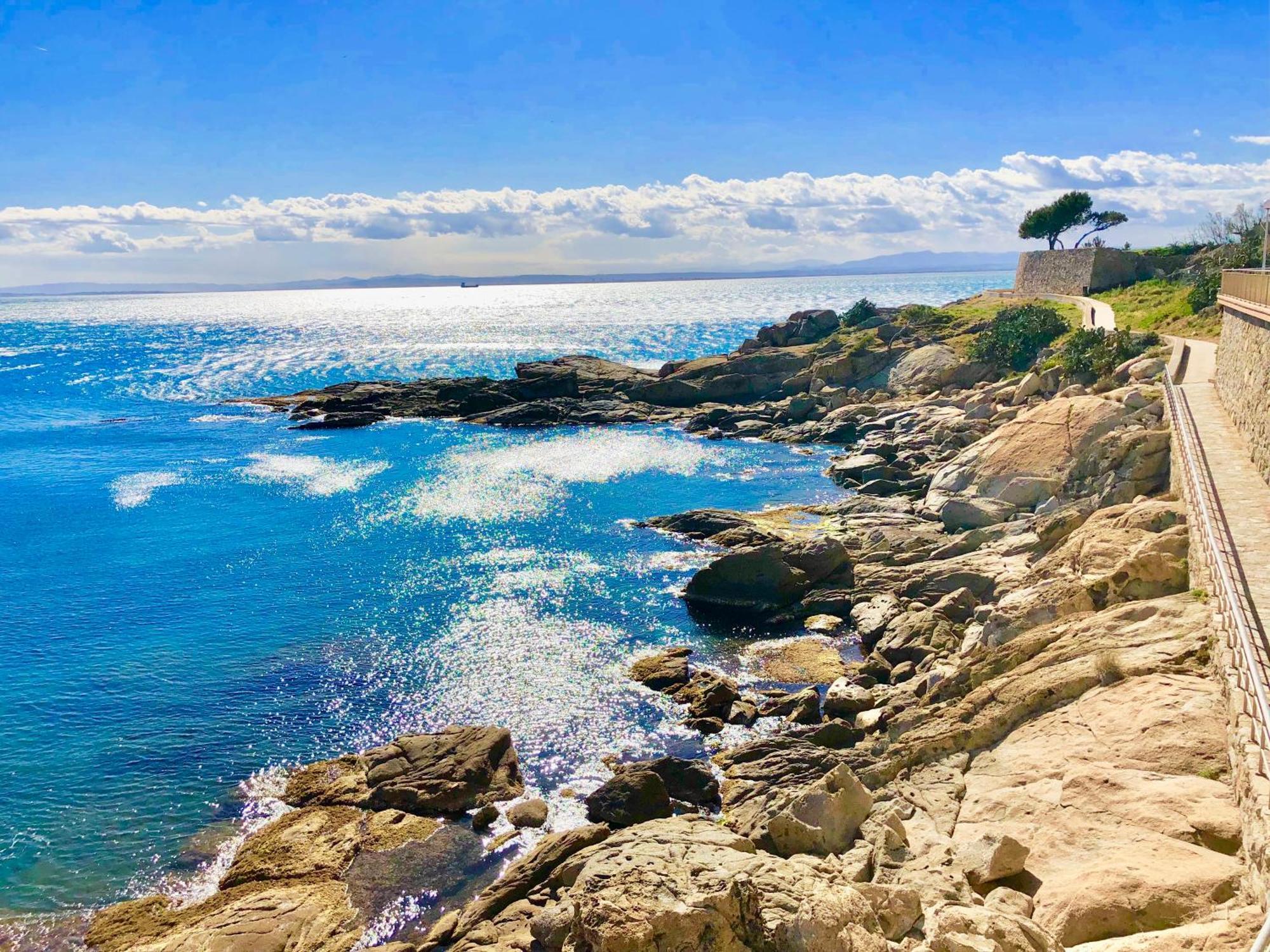 Magnifique Appartement En Front De Mer, Caneylles Roses Buitenkant foto